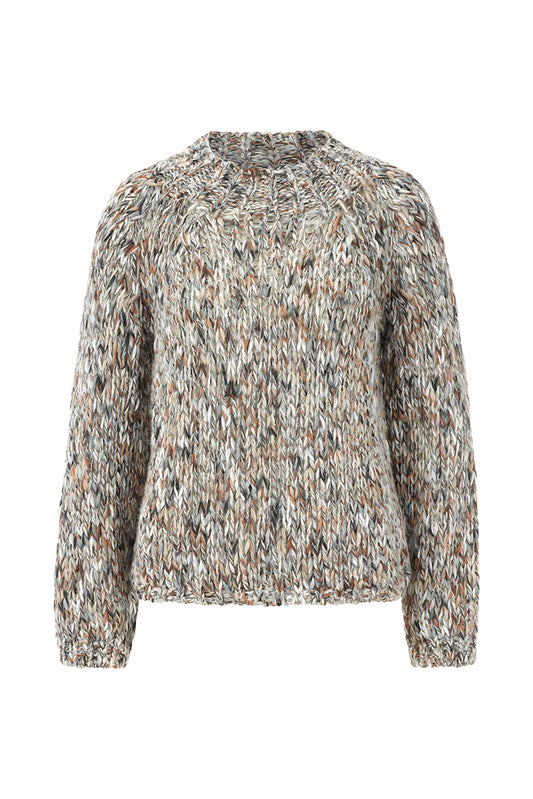 Rich & Royal NOS Multi Sweater Pearl White