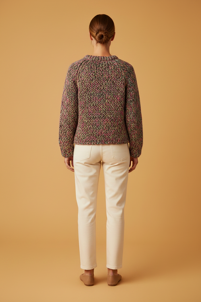 Rich & Royal Multicoloured Mock Neck hazel