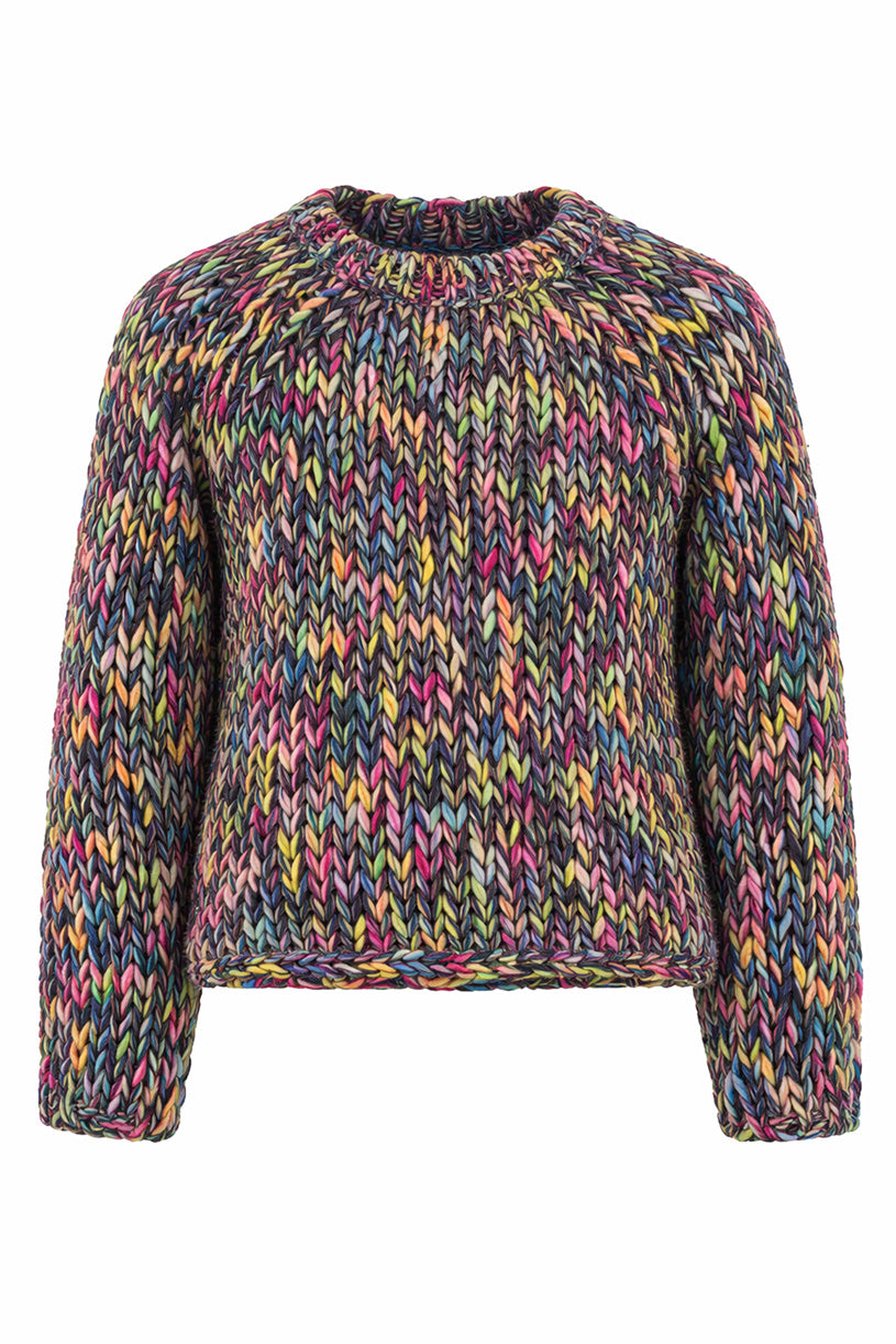 Rich & Royal Multicoloured Mock Neck hazel