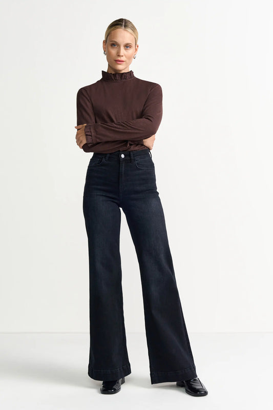 Rich and Royal Longsleeve in der Farbe Dark Chocolate