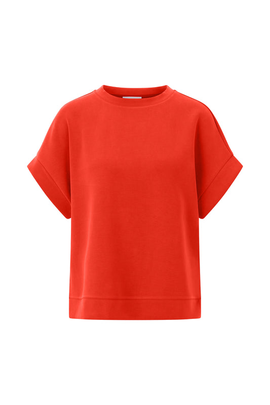 Rich & Royal T-Shirt T Peach Sunset red