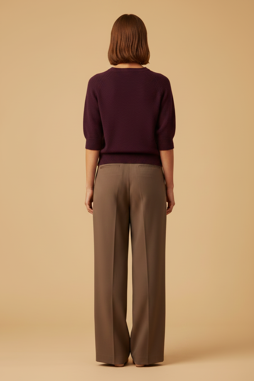 Rich & Royal Seamless Crew Short Sleeve mulberry