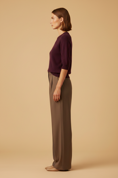 Rich & Royal Seamless Crew Short Sleeve mulberry