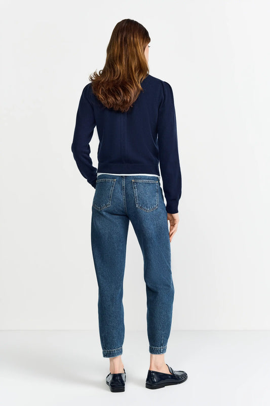 Rich Royal Slouchy Dark Blue Denim Jeans denim blue