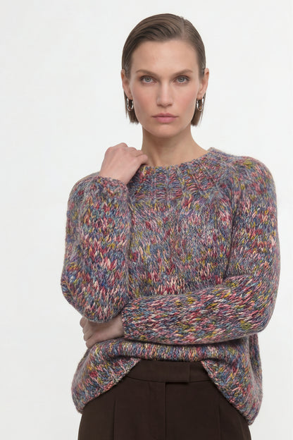 Rich & Royal 2608 Multi Sweater Misty Blue