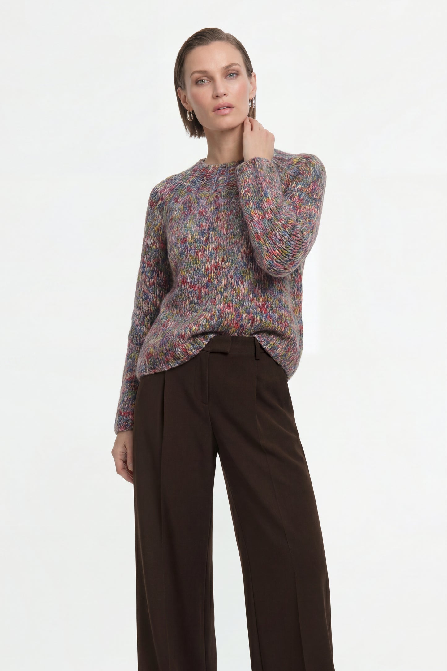 Rich & Royal 2608 Multi Sweater Misty Blue