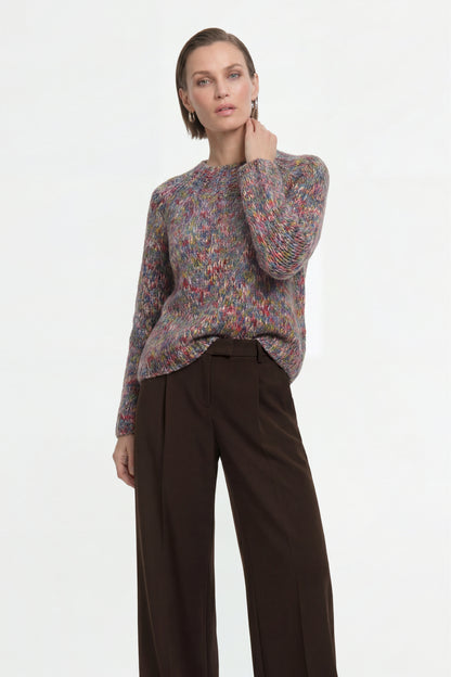 Rich & Royal 2608 Multi Sweater Misty Blue