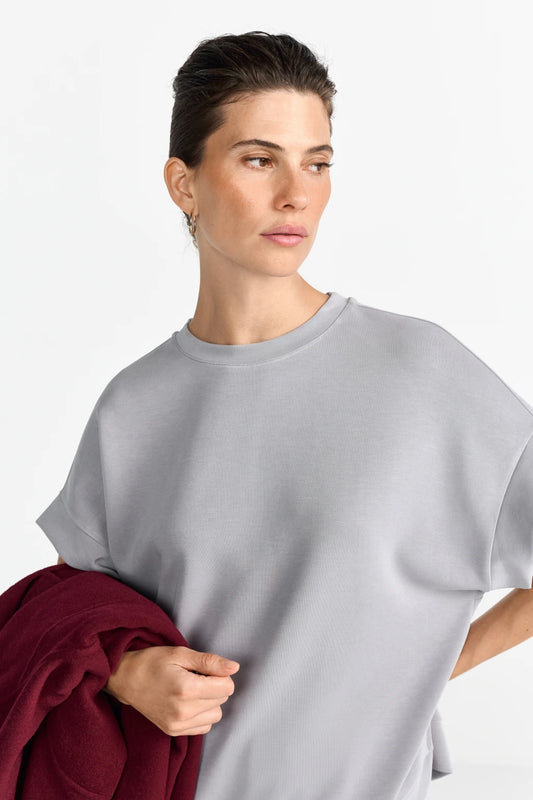 Rich & Royal T Peached Shirt Silver Mist