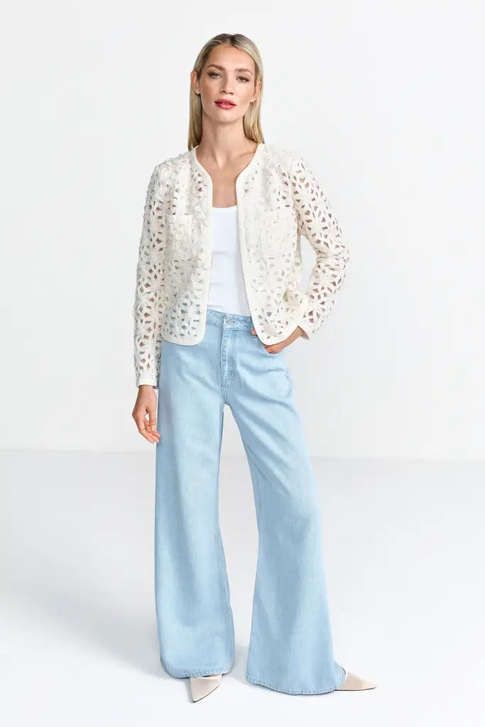 Rich & Royal Jacke White Stone