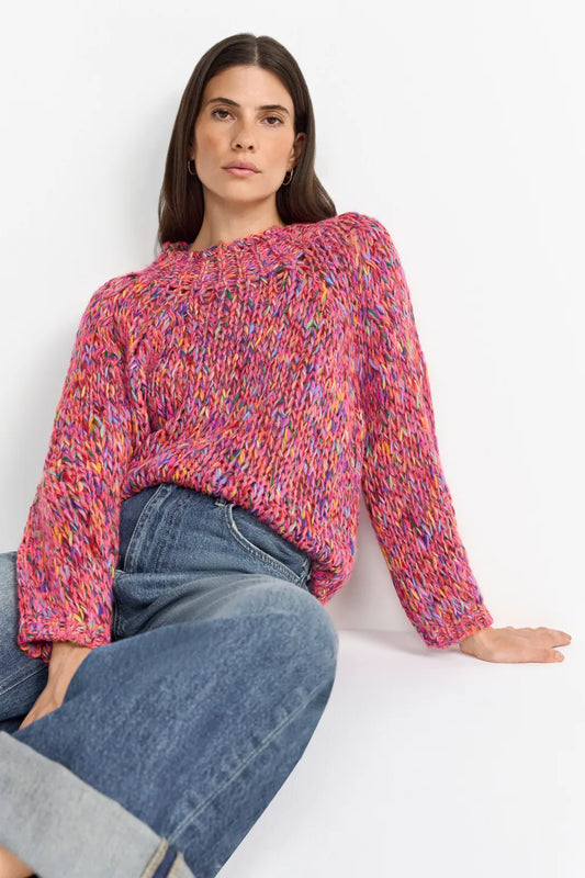 Rich & Royal Pullover Multicoloured Pink Radiance