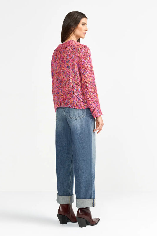 Rich & Royal Pullover Multicoloured Pink Radiance