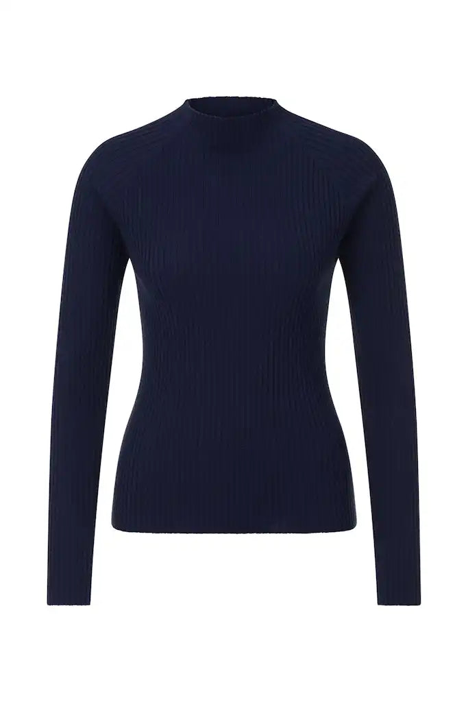 Rich & Royal Merino Rib Midnight Blue