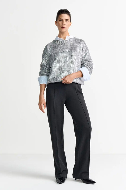 Rich Royal Crew Neck Sweatshirt in der Farbe Silver