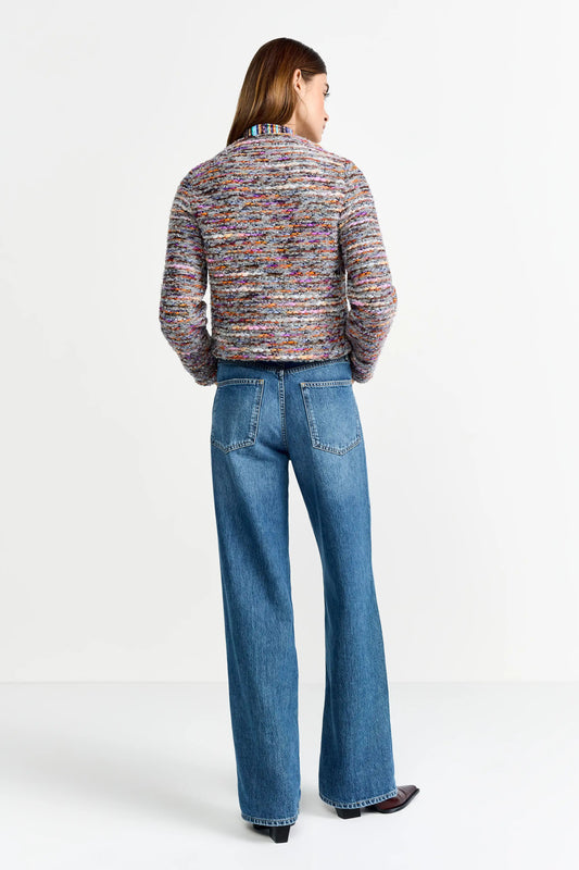 Rich & Royal Bouclé-Jacke Mehrfarbig