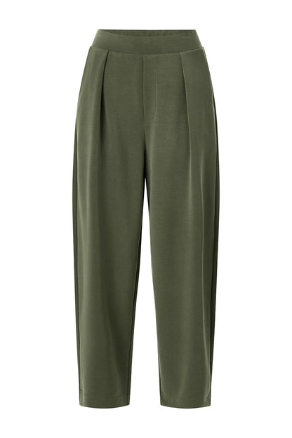 Rich & Royal Weite Hose T Peach Blattgrün