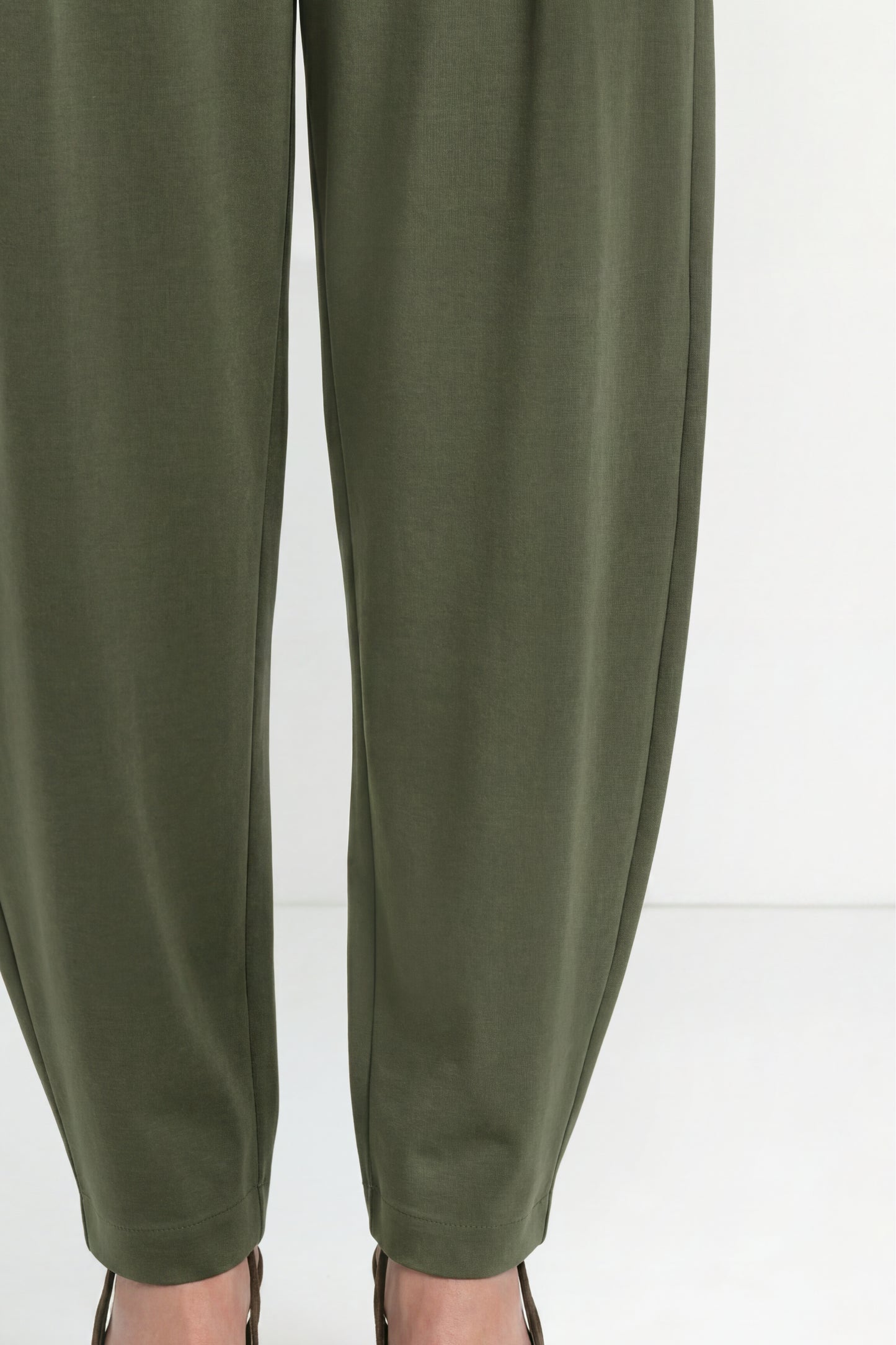 Rich & Royal Weite Hose T Peach Blattgrün