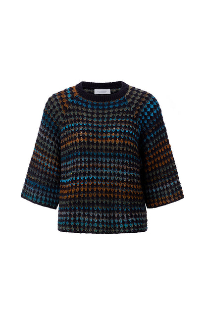 Rich & Royal Wide SLVS Texture Stitch midnight blue