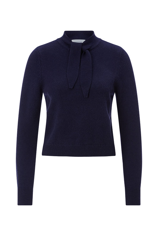 Rich & Royal Tie detail Basic SW – midnight blue