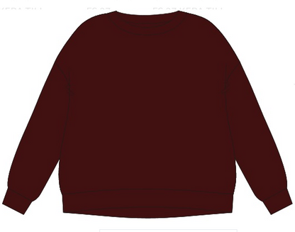 The Shirt Project Sweater Daydream Patch Sweatshirt Rot