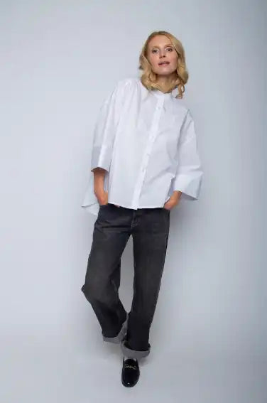Emily Van Den Bergh Bluse Oversized White