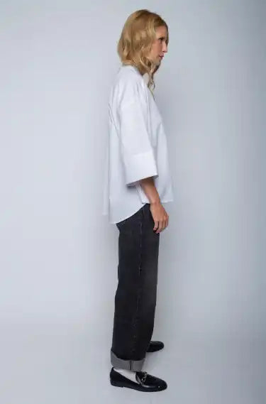 Emily Van Den Bergh Bluse Oversized White