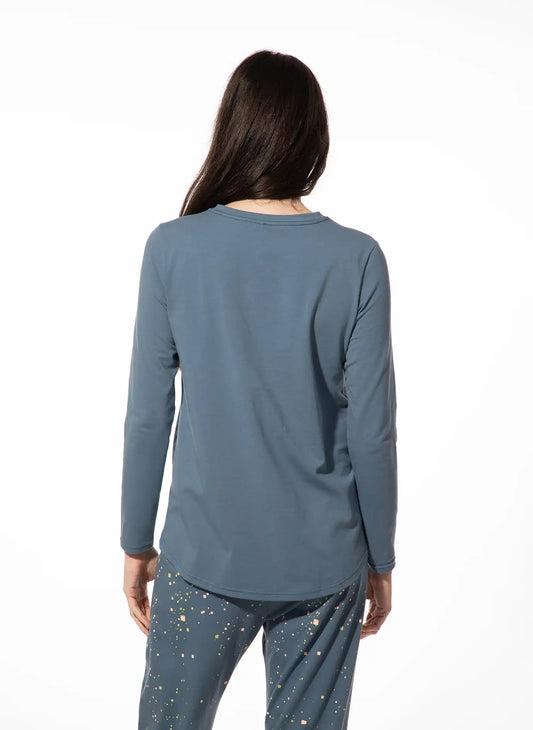 Short Stories Nightwear Shirt in der Farbe Blau