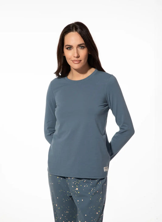 Short Stories Nightwear Shirt in der Farbe Blau