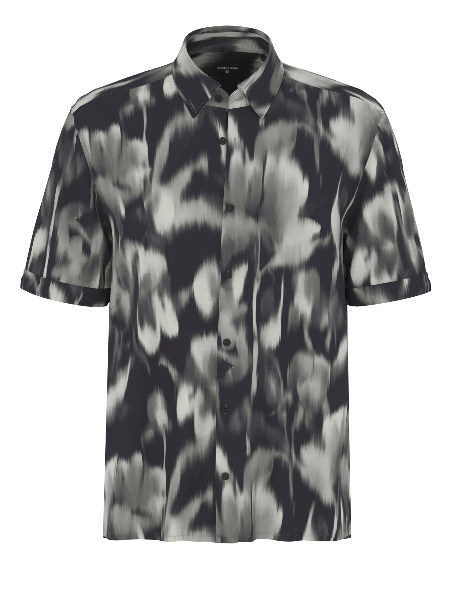 Strellson Hemd Casyn1 in der Farbe Grau Camouflage