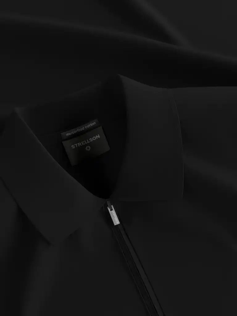 Strellson Longsleeve mit Zipper in der Farbe Schwarz