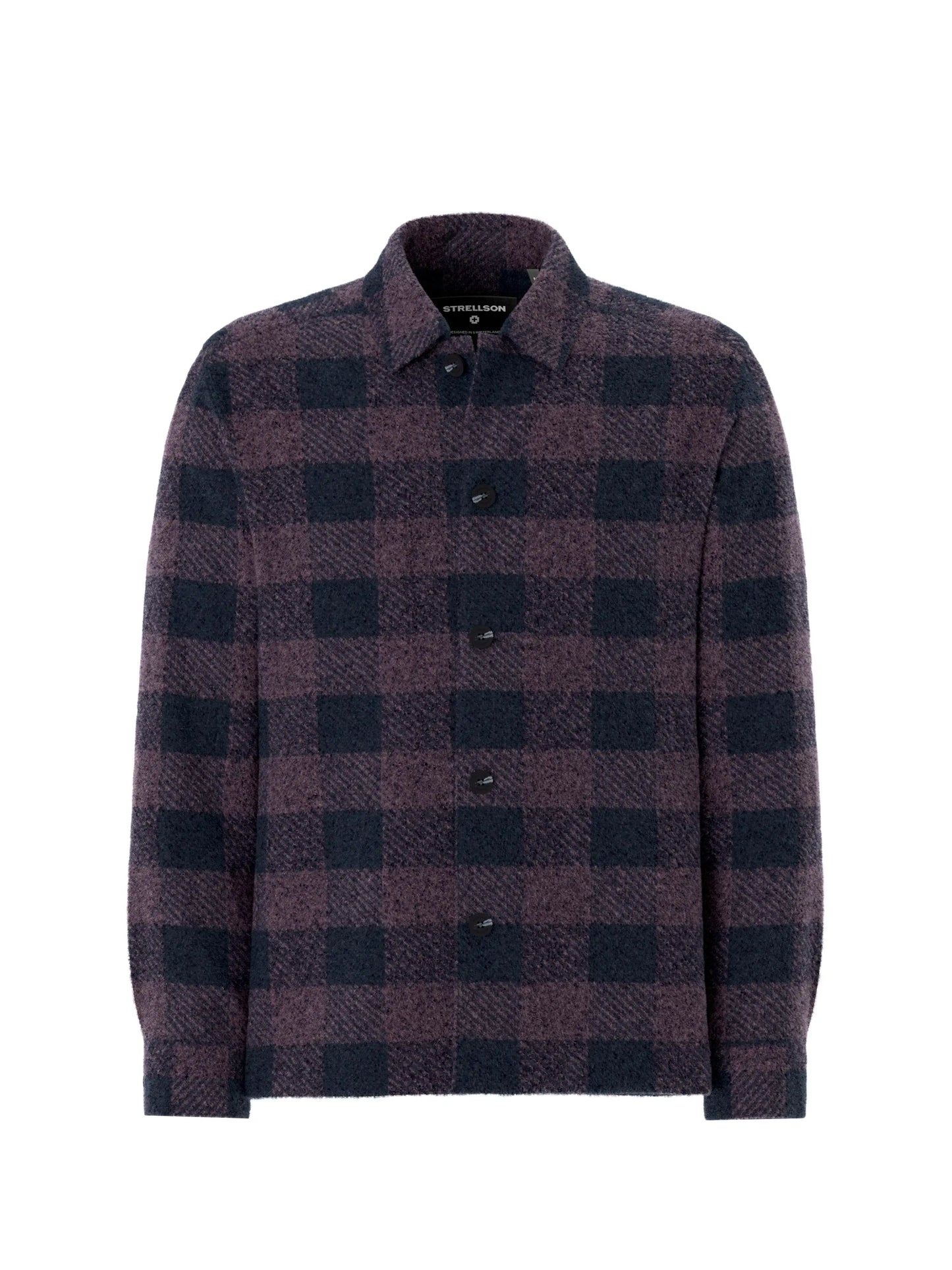 Strellson Hemd Norin Dark Purple