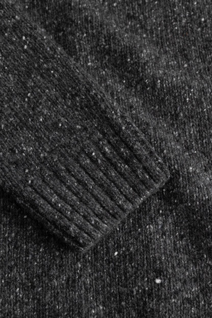 Strellson Strickpullover Doro-V Dunkelgrau – Herren Knitwear aus Wolle