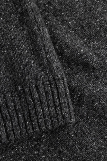 Strellson Strickpullover Doro-V Dunkelgrau – Herren Knitwear aus Wolle