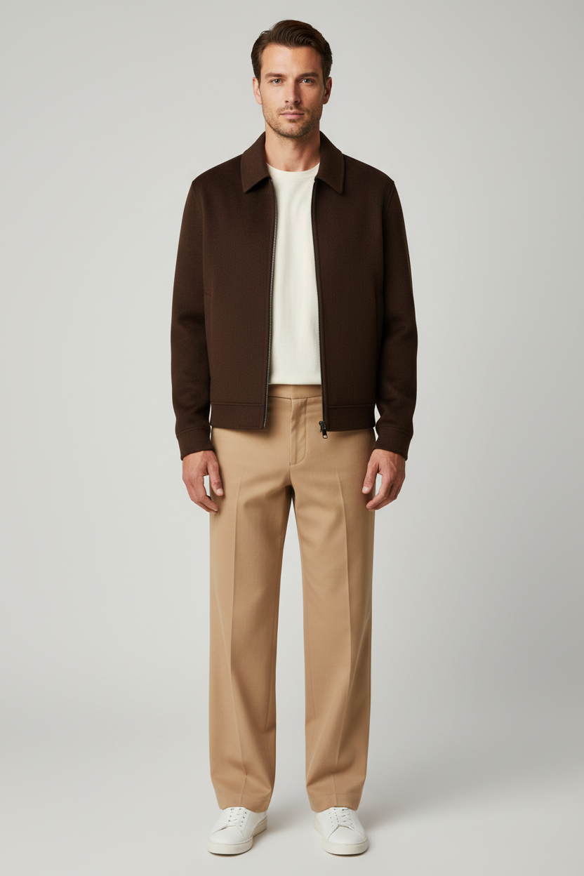 Strellson Light Wool DF Herrenjacke Dunkelbraun