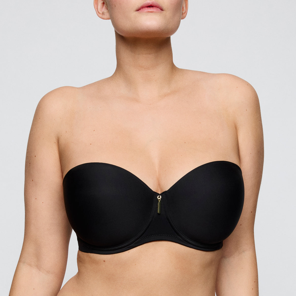 Primadonna Twist TWIXIE Unterlegter BH trägerlos Schwarz - Packshot 1