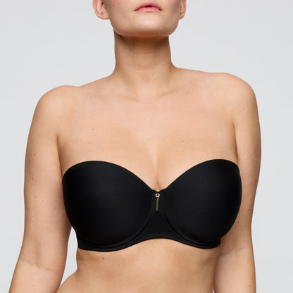 Primadonna Twist TWIXIE Unterlegter BH trägerlos Schwarz - Packshot 1