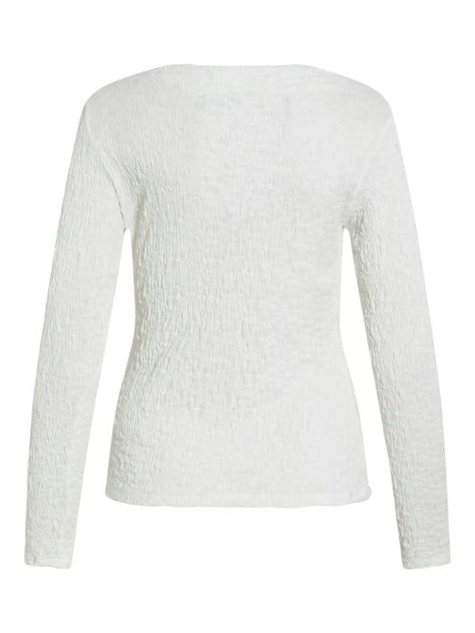 Vila Top Vicrimina in der Farbe Snow White