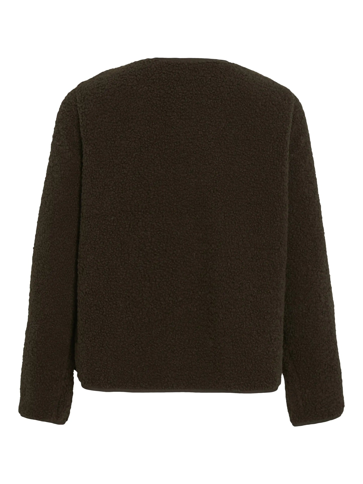 Vila Teddy-Jacke Viada in der Farbe Coffee Bean