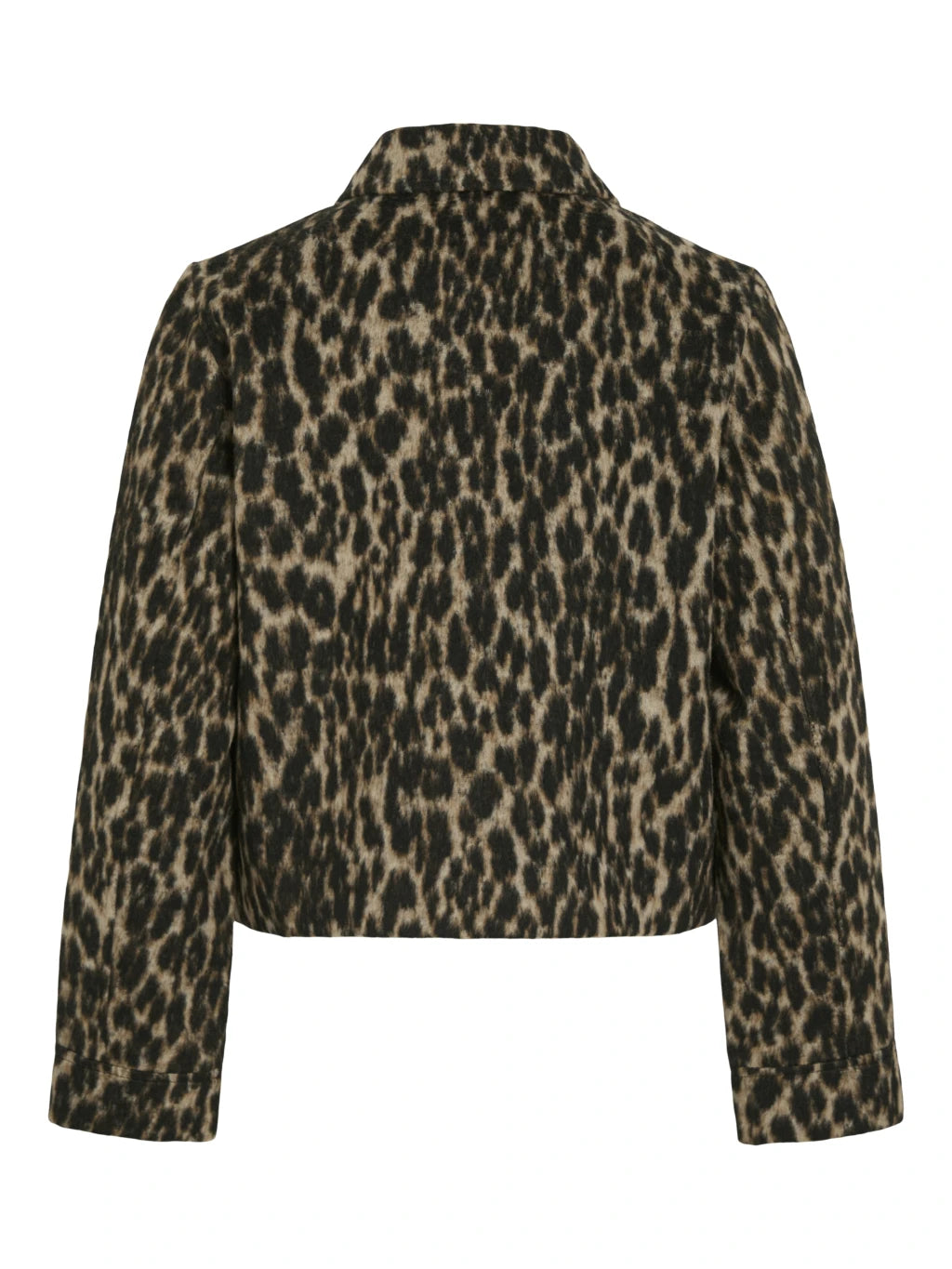 Vila Jacke Vijuice in der Farbe Black Beauty Leopard