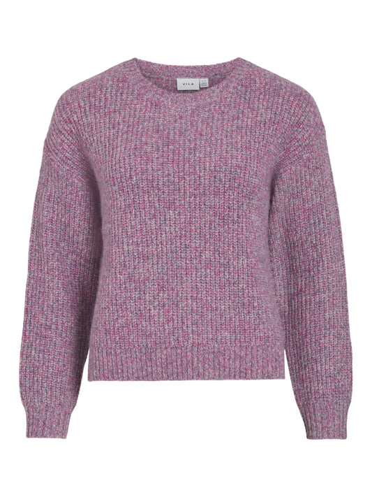 Vila Visposa O-Neck Knit Pullover