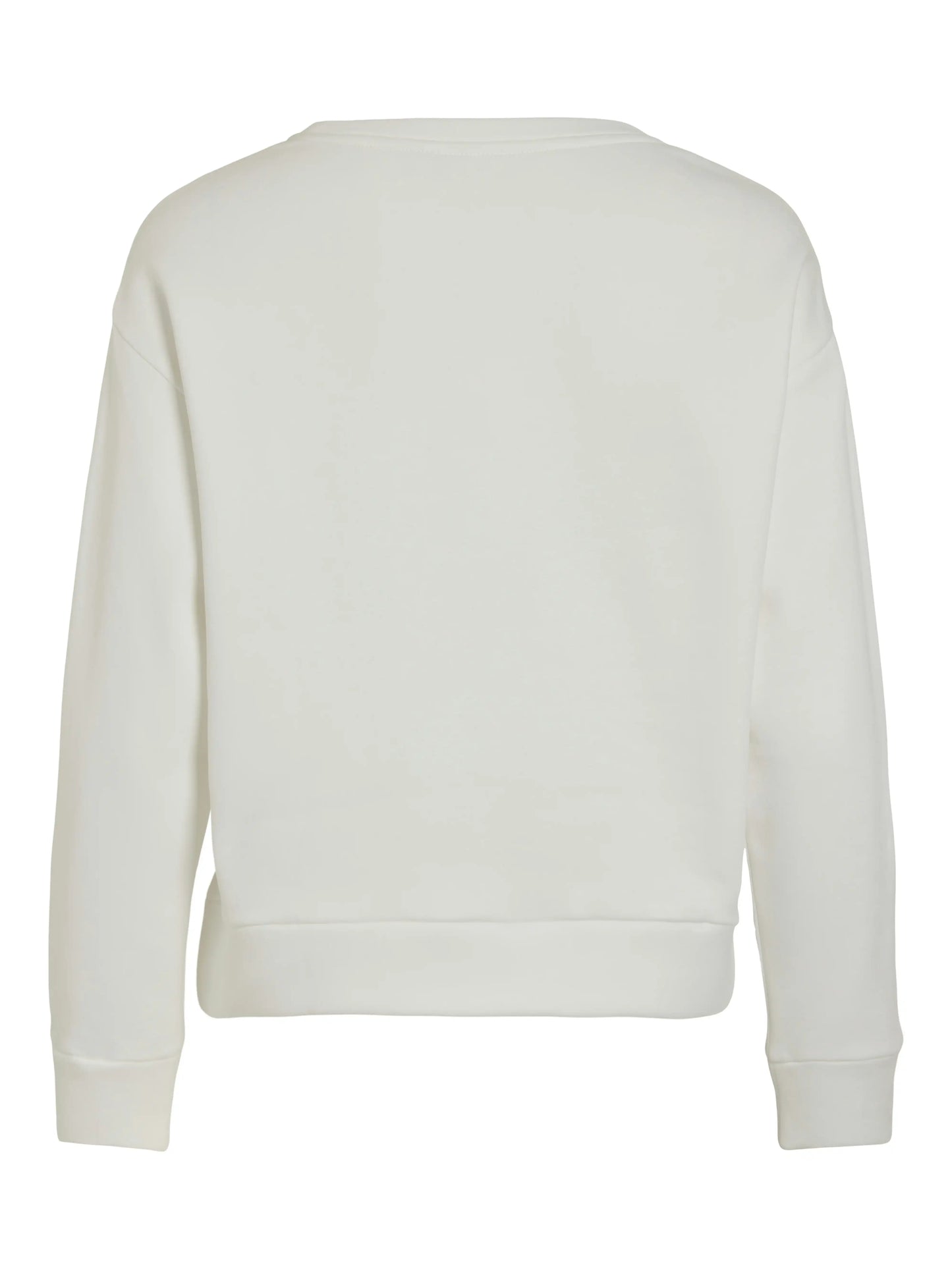 Vila Pullover Vifridea Flowers EMB O-Neck L/S in der Farbe Snow White
