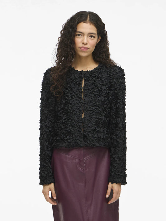 Vila Cardigan Virosie in der Farbe Black Beauty