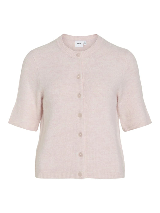 Vila Vidainty Kurzarm-Cardigan in der Farbe Sangria Sunset