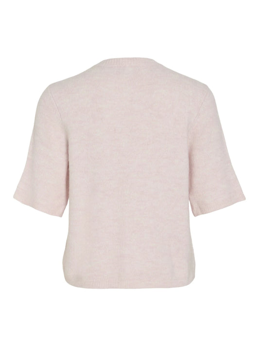 Vila Vidainty Kurzarm-Cardigan in der Farbe Sangria Sunset