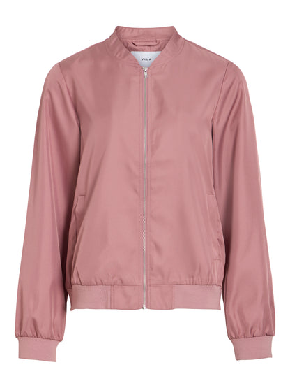 Vila Jacke Langarm Bomber Nostalgia Rose