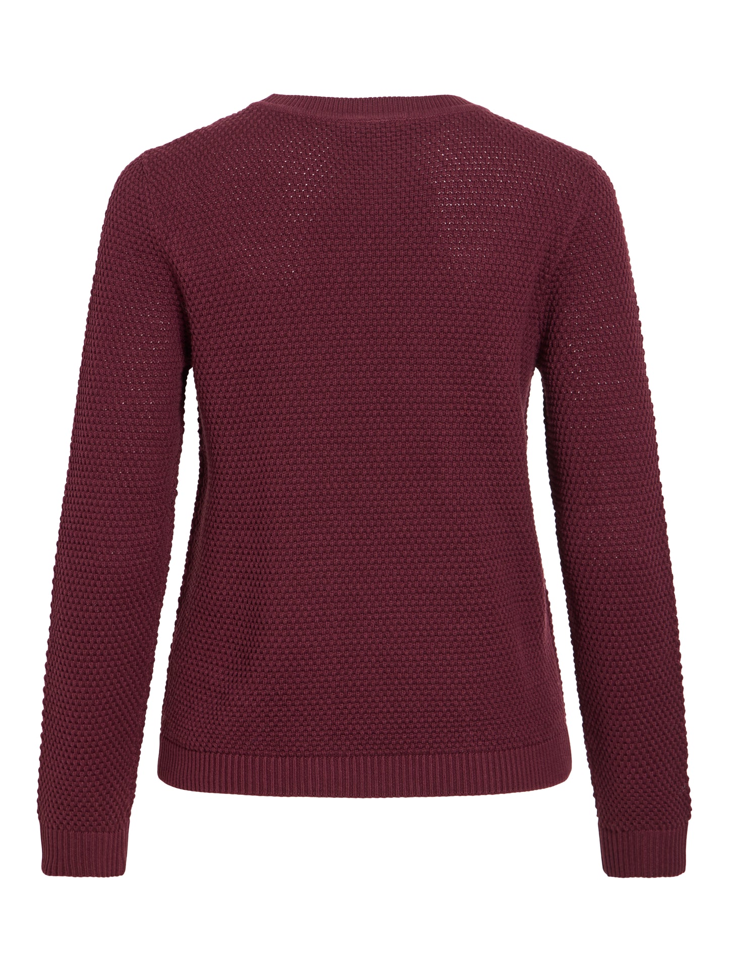 Vila Pullover Rundhals Langarm Strick Top Port Royale