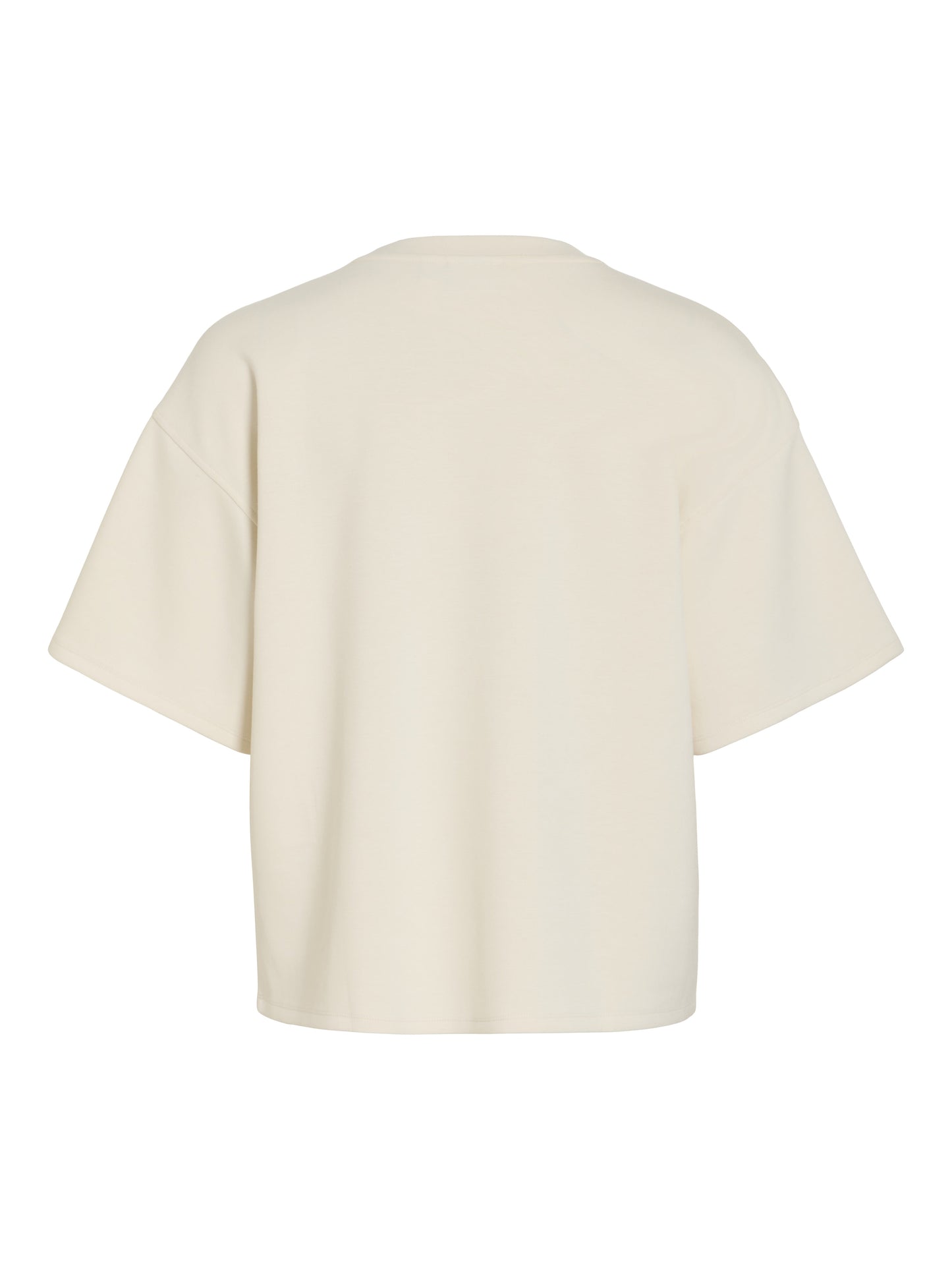 Vila T-Shirt Rundhals 3/4-Arm Sweat Birch