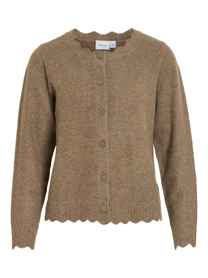 Vila Strickjacke Vinikolina in Falcon Melange