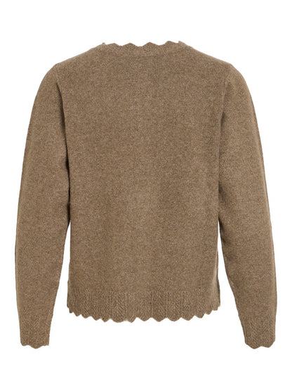 Vila Strickjacke Vinikolina in Falcon Melange