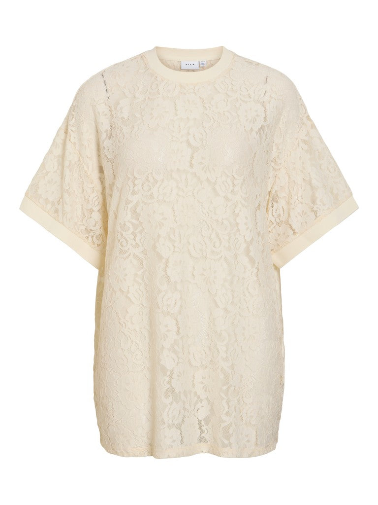 Vila T-Shirt Viandrina in Birch