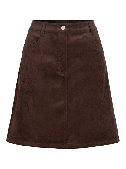 Vila Cord Rock A-Linie Courdie in Coffee Bean